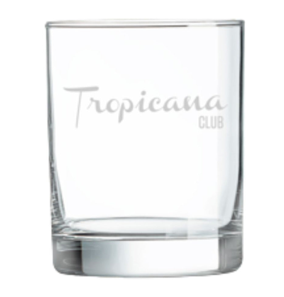 Tropicana Club Whiskey Glass