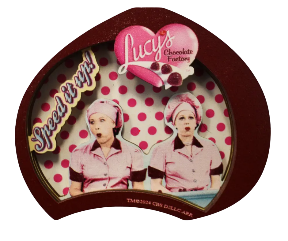 ま*ん様 ノーブランド e Harrison Lucy風 Speed it Up! Layered Magnet - Lucy Desi Museum