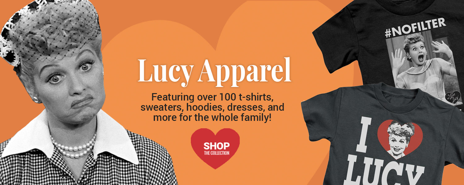 Shop Lucy Apparel on the official Lucy Desi Museum Gift Shop