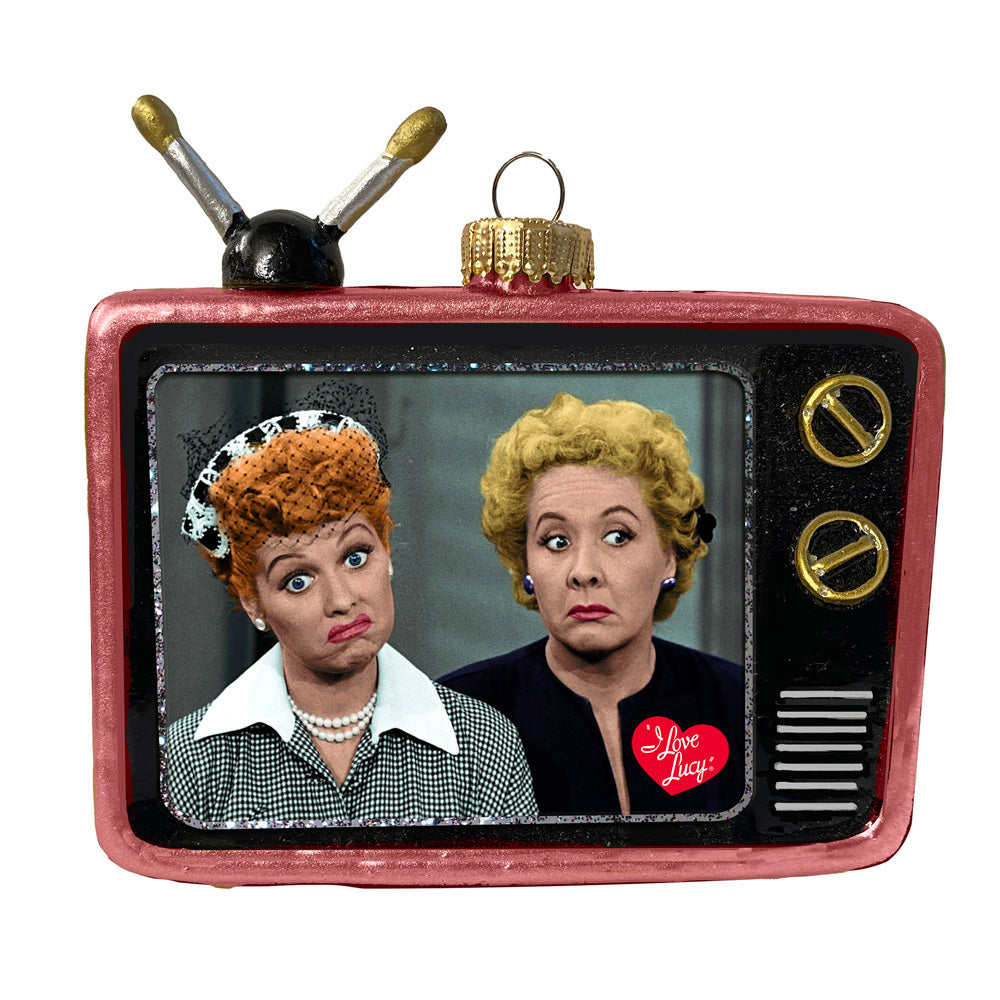 Lucy &amp; Ethel Glass TV Ornament