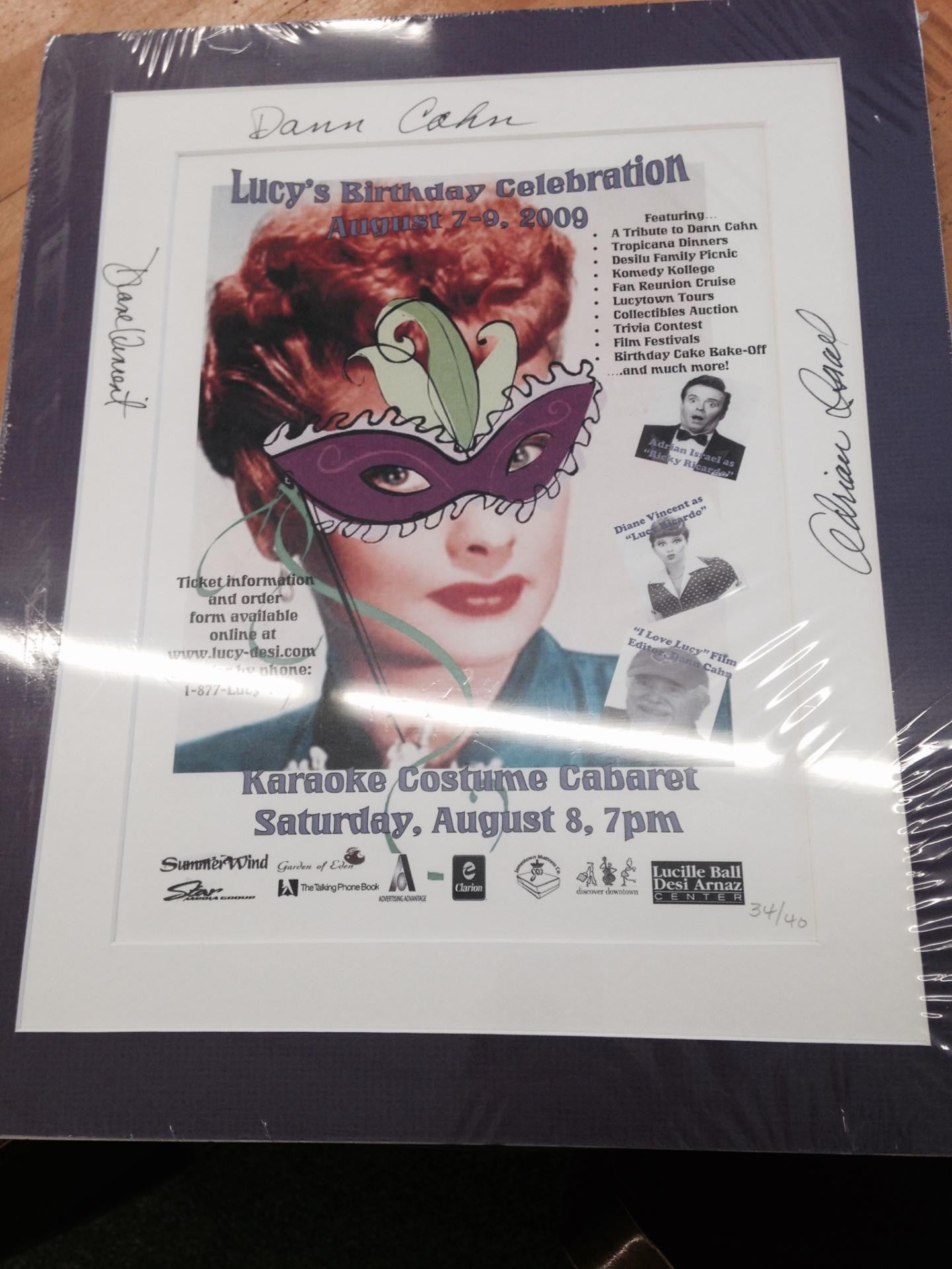 Aug '09 Signed Festival Poster