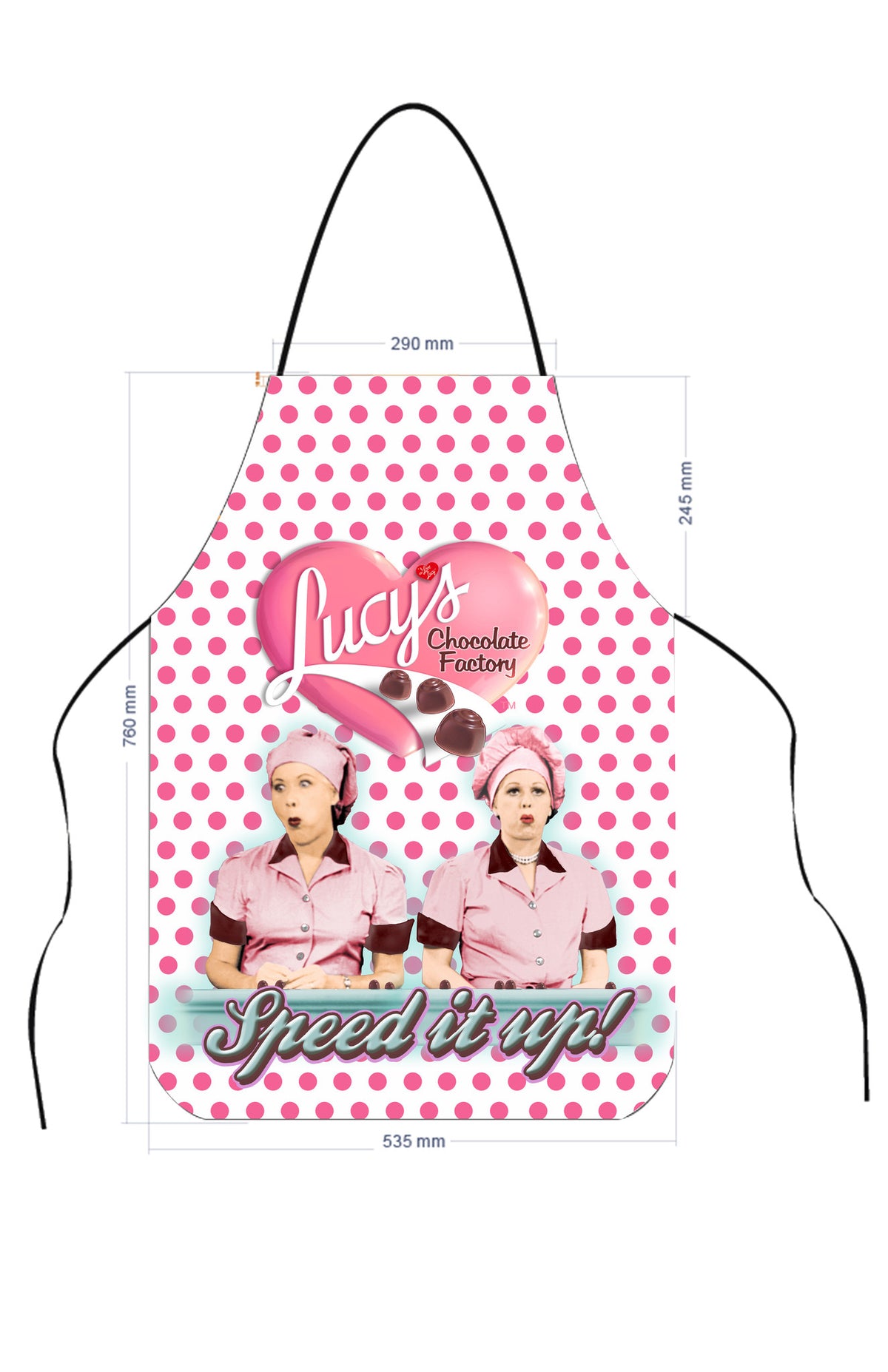 I Love Lucy: &quot;Job Switching&quot; Polka Dot Apron