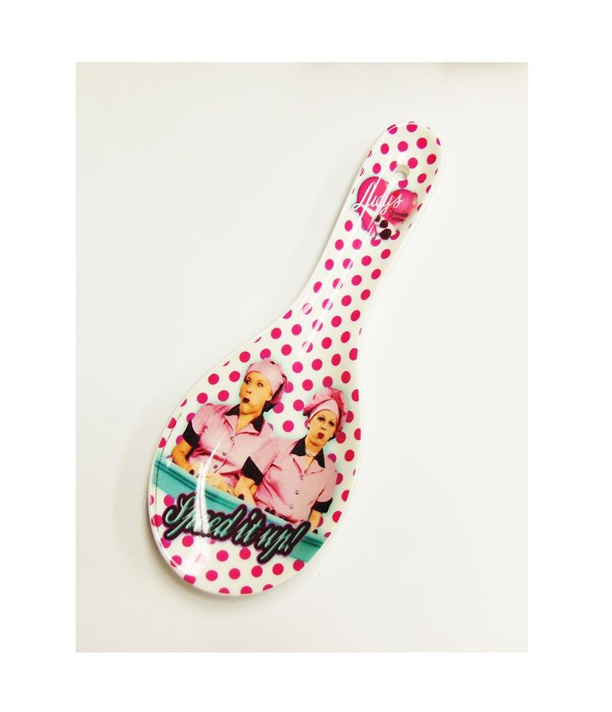 Lucy Polka Dot Spoon Rest