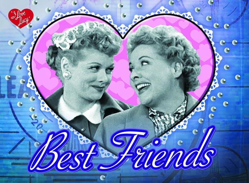 I Love Lucy Best Friends Forever Salt and Pepper Shaker Set