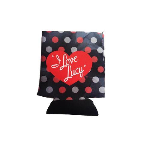 I Love Lucy: Black & Red Koozie